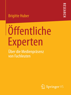 cover image of Öffentliche Experten